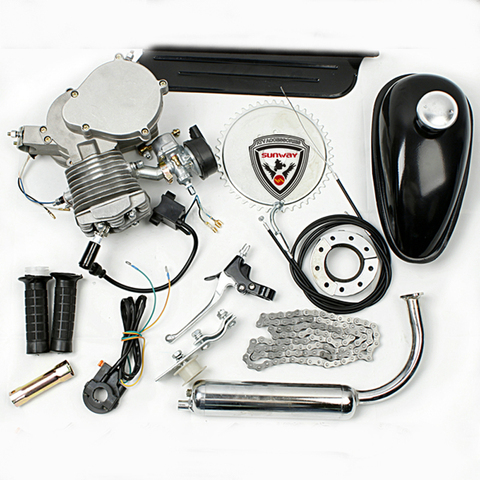 Bicycle modified parts engine F80 80CC cylinder bore 47MM two-stroke gasoline engine ► Photo 1/3