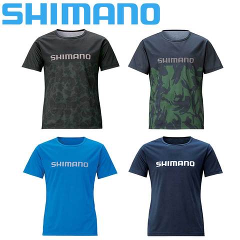 SHIMANO Fishing Shirt Short sleeve Fishing Clothes M-XXXL Quick