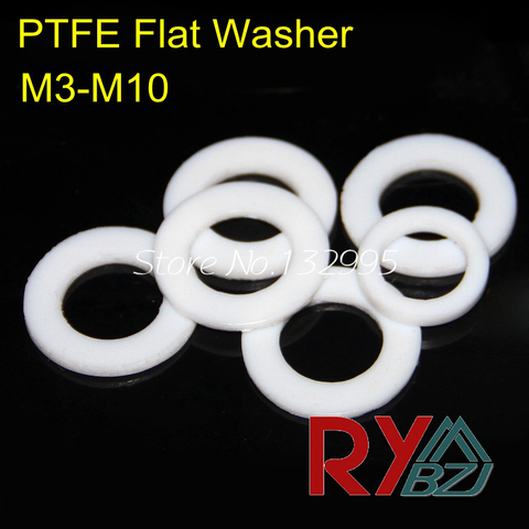 M3-M10 PTFE Flat Washer Gasket Spacer Sealing For Pressure Gage ► Photo 1/6