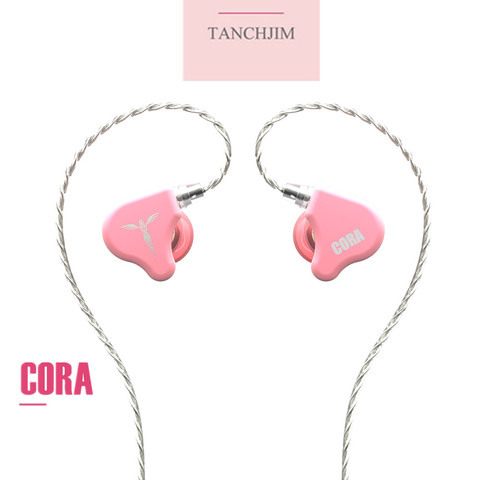 TANCHJIM Cora Dynamic Driver Hifi Music Monitor DJ Earphone Silver plated OFC HiFi In-ear Earphones Earbuds T2\T4\X3\S2\SIF\ZSX ► Photo 1/6