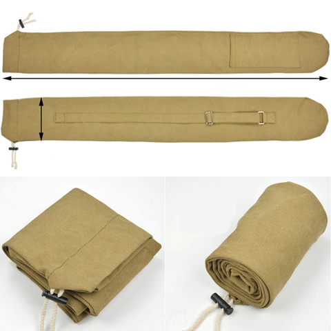 Fishing Umbrella Storage Bag Canvas Fishing Pole Bag Fishing Gear Thicken Wear-resistant Foldable Waterproof Rod Bag  X91G ► Photo 1/6