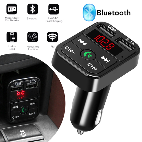 Cheap Car Bluetooth 5.0 FM Transmitter Wireless Handsfree Audio