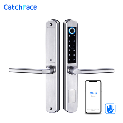 Waterproof Outdoor Gate Lock  Fingerprint Lock APP RFID Code Keyless Smart Lock Electronic Door Lock for Aluminum Door/Iron Gate ► Photo 1/6