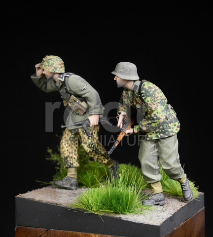 1/35 Resin Figures Model kits WWII military figures Unassambled Unpainted 671 ► Photo 1/3
