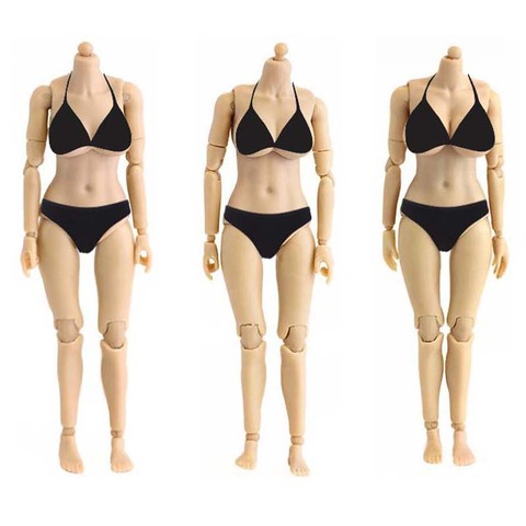 1/12 Scale Female Body Model Half-encapsulated Joint Movable Doll Model for 6in Action Figure Toy Collection 12.5cm ► Photo 1/5