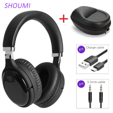Active Noise Cancelling Headsets Bluetooth Stereo Helmet ANC Wireless Headphone with Mic Earphone Bag Bass Hifi Earpiece LY-903 ► Photo 1/6