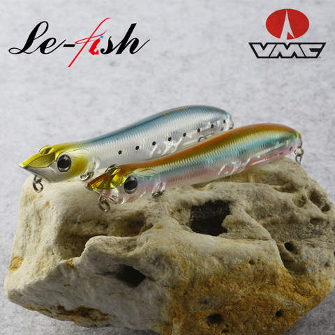 Le-Fish 1PC 125MM 18G Snake Head  Fishing Lure Floating Sea Bass Wobbler Pike Bait Topwater Popper With VMC Hooks ► Photo 1/5