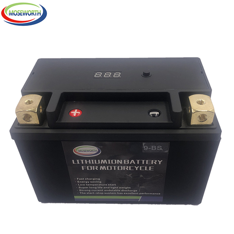 9-BS Battery LiFepo4 For Motorcycle ATV Honda TRX 400EX Sportrax Fourtrax LTZ250 ZX600, Polaris Predator,YTX9 ETX9 BS Batteries ► Photo 1/6