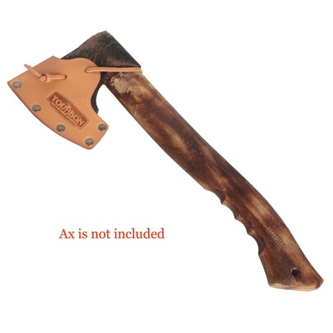 Tourbon Hunting Axe Hatchet Blade Cover Ax Head Sheath Case Belt Holster Genuine Leather Accessories 12*8.5CM(Do not include ax) ► Photo 1/6