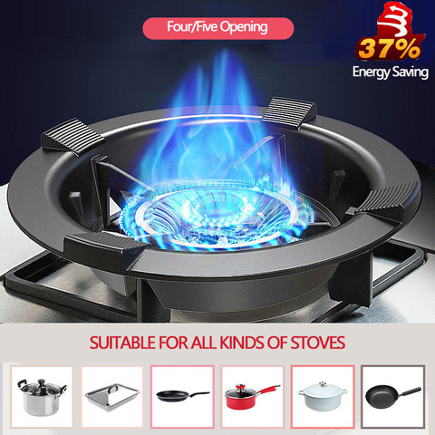 New Cast Iron Energy Saving Bracket  Gas Stove Cover Disk Fire Reflection Windproof Bracket Accessories For LPG Cooker Kitchen ► Photo 1/6