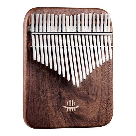 NEW Kalimba 17/21 Key Black Walnut Curly Figure Keyboard Thumb Piano Chamfer Calimba Musical Instruments Keyboard Instruments ► Photo 1/6