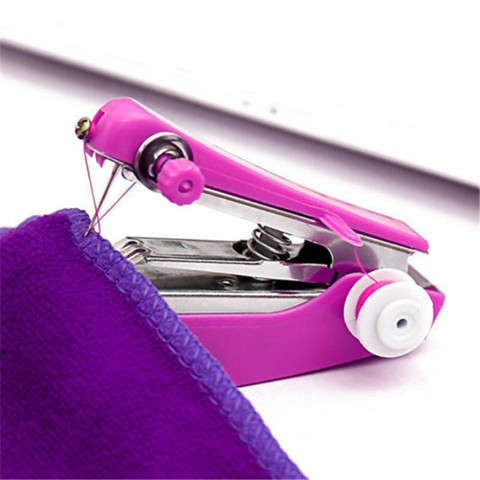 Portable Mini Cordless Handheld Electric Sewing Machine Handheld Sewing Machine Quick Handy Stitch for Fabric Clothing Kid Cloth ► Photo 1/6