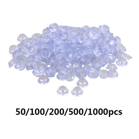 50/100/200/500/1000PCS Transparent Silicone 20x8x12mm Round Soft Anti-slip Foot Pad for Furniture Feet Chair Cup Table Cabinet ► Photo 1/4