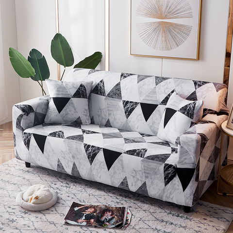 Geometric Elastic Sofa Covers for Living Room Stretch Sectional Corner Sofa Slipcovers Couch Cover Chair Protector funda sofa ► Photo 1/6