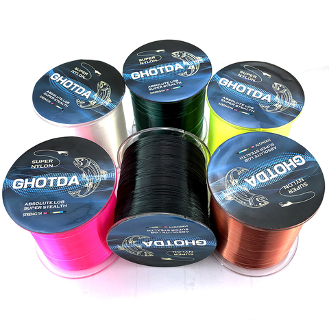 GHOTDA 1000M Japan Nylon Fishing Line Monofilament Carp Fishing Fly Ice pescaria ► Photo 1/6