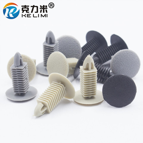 KE LI MI Car Trunk Trim Panel Fastener Clip Push in Shield Retainer 8mm Plastic Rivet Auto Parts ► Photo 1/6