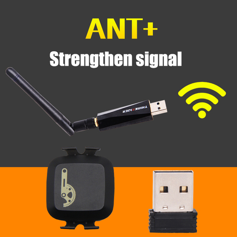 THINKRIDER ANT+ USB Enhanced Transmitter Receiver Compatible Garmin Bicycle Computer ANT Stick Speed Cadence Sensor ► Photo 1/6
