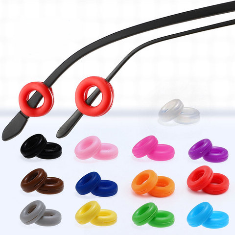 5 Pair Eyeglass Temple Tips Sleeve Retainer Silicone Anti-slip Holder Elastic Glasses Ear Hook Mirror Leg Glasses Accessories ► Photo 1/5