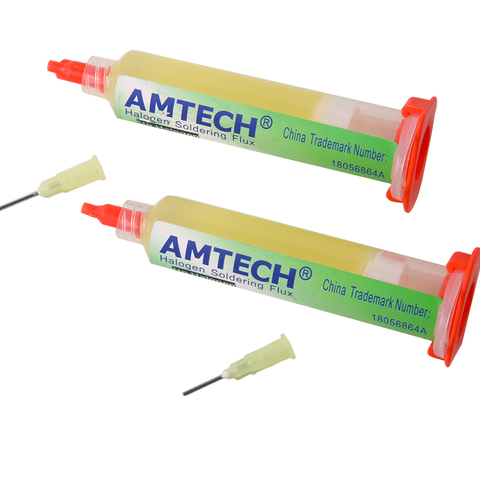 Amtech Nc-559-asm Flux Soldering paste Soldering flux soldering fluxo de soldagem smd bga Dispensing needle flute Welding Flux ► Photo 1/6