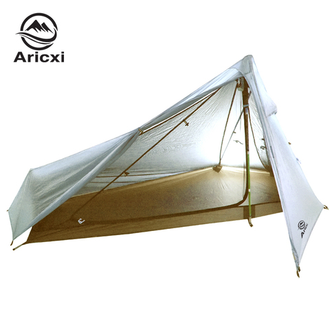 Oudoor Ultralight Camping Tent 3 Season 1 Single Person Professional 15D Nylon 1 Side Silicon Coating Rodless Tent ► Photo 1/5
