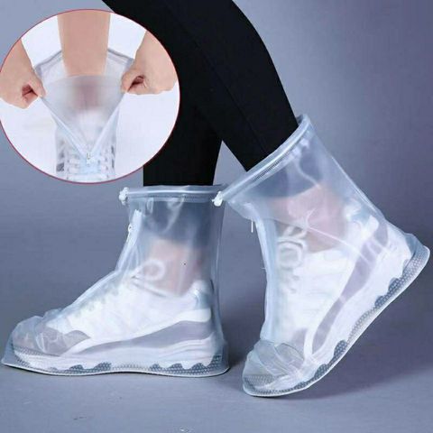 Waterproof Shoe Cover Silicone Material Unisex Shoes Protectors Rain Boots for Indoor Outdoor Rainy Days Dust-proof 2022 E0940 ► Photo 1/6