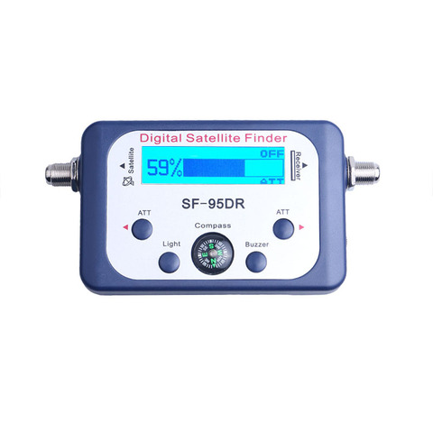 Digital SF-95DR Meter Satlink Receptor Satellite Finder TV Signal Receiver Sat Decoder Satfinder LCD Display ► Photo 1/6