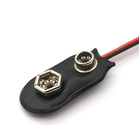 15cm 9V Battery Button Battery Buckle Clip Connector Holder Cable ► Photo 1/4