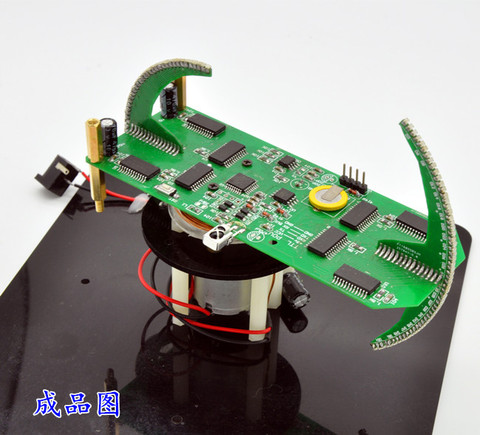 Double Spherical Rotating LED Display POV Clock Kit Advertising Screen Display Screen DIY Kit ► Photo 1/5