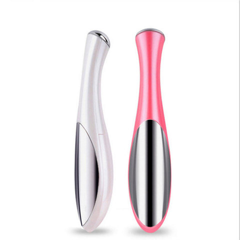 Electric eye massager wrinkle removal dark circles puffiness ion massager pen vibration massage eye care tool ► Photo 1/6