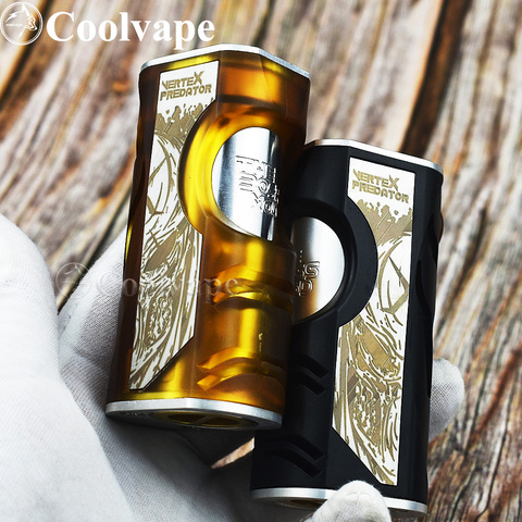 coolvape vertex mod 18650/20700 battery aluminum+pei/pom material  mechanical mod fit thc tauren rda la dripper rda ► Photo 1/6