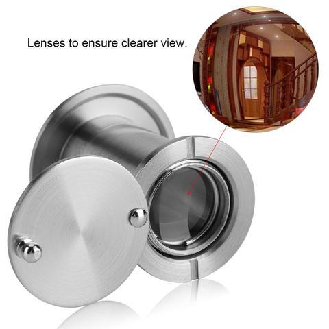 Door Viewer 220 Degree Wide Angle Door Scope Adjustable Glass Lens Door Eye For Furniture Hardware Tools Home Security Accessory ► Photo 1/6
