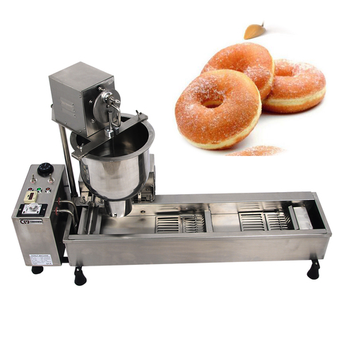 Free Shipping cost Commercial Full Automatic Donuts Machine 110V 220V 3000W Stainless Steel Donuts Maker ► Photo 1/5