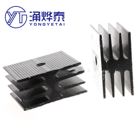 YYT 2PCS Bridge rectifier square bridge stack KBPC3510 5010 2510 1010 aluminum radiator fin 35*35*17mm ► Photo 1/2