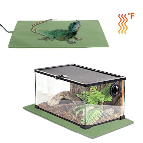 Reptile Heating Pad Waterproof Pet Heating Pad Seedling Insulation Mat PVC Material Temperature Control Equipment ► Photo 1/6