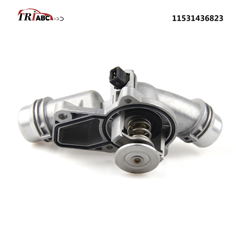 11531436823 Coolant Thermostat With Housing For BMW E46 E39 E36 E83 E53 E60 X3 X5 Z3 Z4 11531437040 7509227 11530139877 432697D ► Photo 1/5