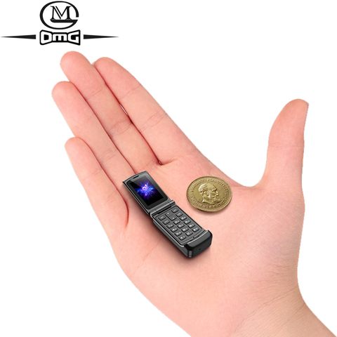 Russian keyboard clamshell small Mini flip mobile phone Bluetooth dialer push-button gsm Magic Voice Single sim Unlock cellphone ► Photo 1/6