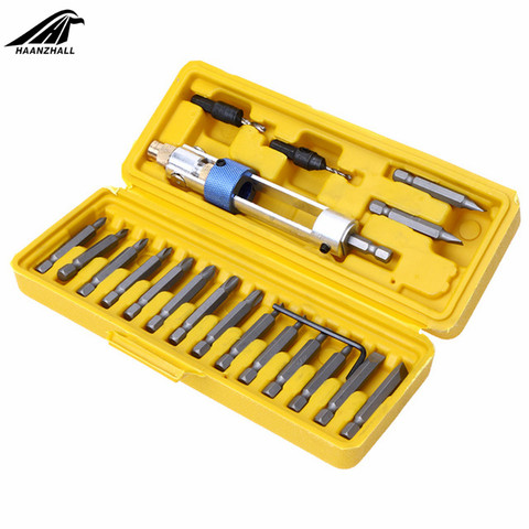 20PCS Swap Drill Bit Half Time Drill Driver Swivel Head Quick-Change Driving Repair Tools Set ► Photo 1/4