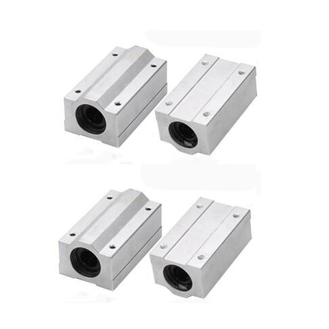 4pcs/lot SCS8LUU SCS10LUU SCS12LUU SCS16LUU SCS20LUU Long Type Linear Ball Bearing Block CNC Router ► Photo 1/4