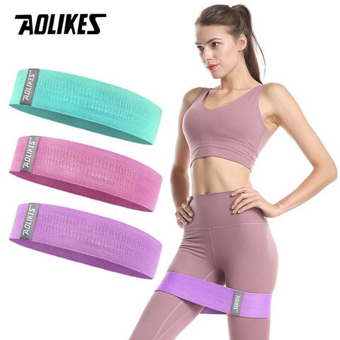 AOLIKES 1PC Hip Band Yoga Resistance Band Wide Fitness Exercise