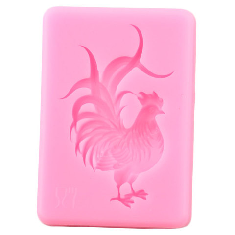 DIY Cock Chicken Silicone Molds Sugar Paste Candy Chocolate Mold Fondant Cake Decorating Tools Soap Polymer Clay Moulds ► Photo 1/6