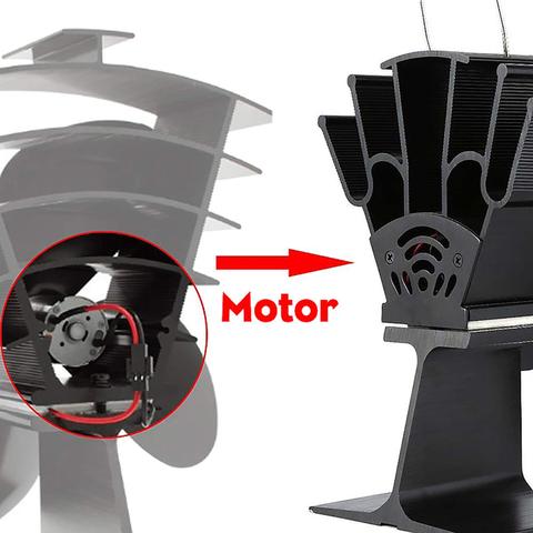 2022 HOT SALES!!! Eco-Friendly Self-Power Heating Motor for Fireplace Stove Fan Replacement Parts ► Photo 1/6