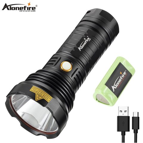 Alonefire X009 Powerful SST40 LED Flashlight USB rechargeable Tactical Torch Light Linterna Portable Lamp Light ► Photo 1/6