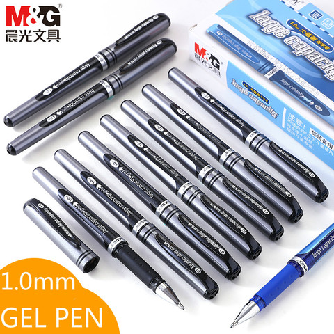 12pcs Student 1.0mm Black Blue Gel Pens Chinese Ink Pens For Business Writing Office School Supplies AGP13604 ► Photo 1/6