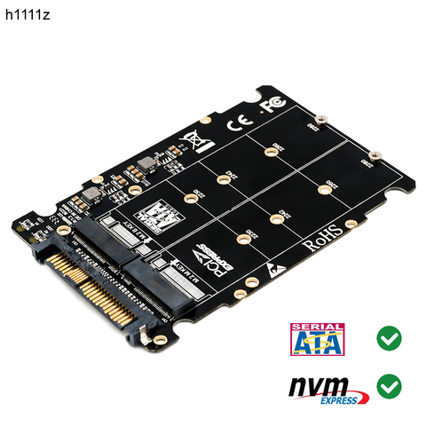 m.2 nvme ssd Key M Key B SSD to U.2 SFF-8639 Adapter,m2 m key adapter,m.2 nvme to sata (Non-SATA Interface) ► Photo 1/6