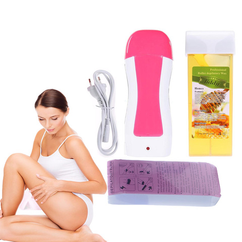 Mini hot Wax Warmer Epilator Paraffin Heater SPA Hand Wax Machine Body Depilatory Wax Heater Device Hair Removal Tool Depilation ► Photo 1/6