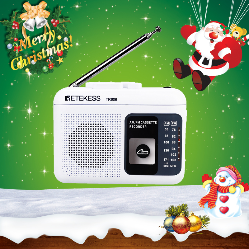 Retekess TR606 Taşınabilir Kasetçalar ve Teyp, Küçük FM AM Radyo, Kaset