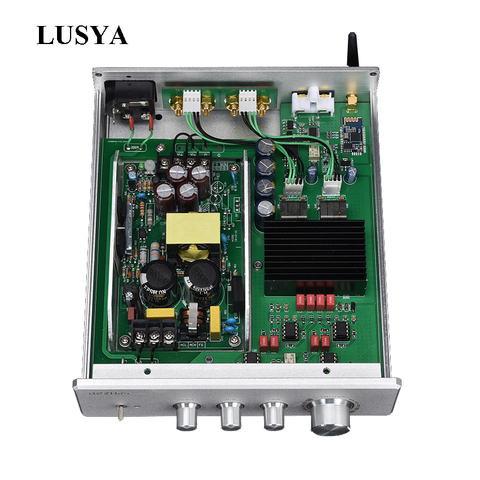Lusya Class D TPA3255 Bluetooth 5.0 Digital Amplifier 300W*2  Stereo HIFI QCC3003 digital power amplifier T1433 ► Photo 1/6