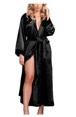 Fashion Loose Soft Comfortable Night Robe Women Belt Bathrobe Women's Sleep Sexy Sleepwear Shift 2017 Select 3 Color ► Photo 1/6
