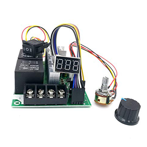 PWM speed controller DC motor Digital display 0~100% adjustable drive module Input MAX60A 12V 24V ► Photo 1/4