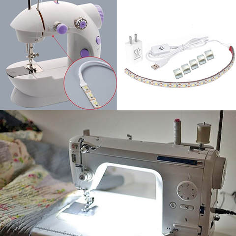 Sewing Machine LED Light Strip Light Kit 11.8inch DC5V Flexible USB Sewing Light 30cm Industrial Machine Working LED Lights ► Photo 1/5